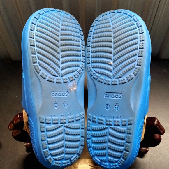 Crocs Adult Unisex Classic Slip On Sandals Royal Blue - Picture 4 of 5